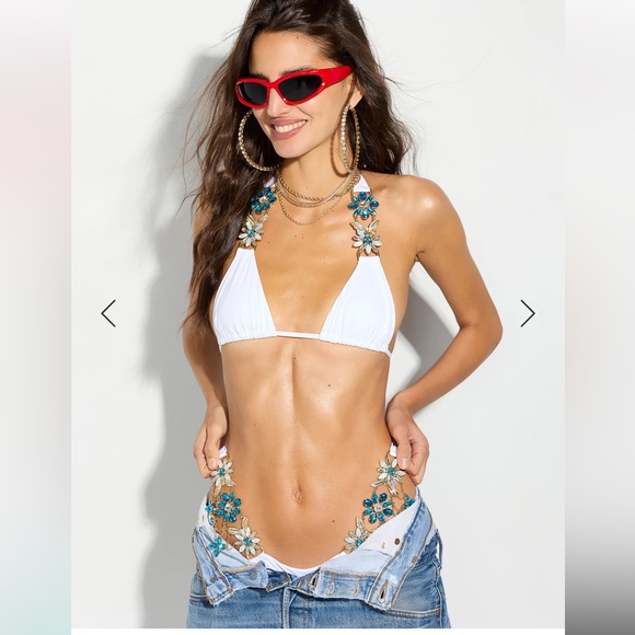 NWT beach bunny bikini Emerson set XL top; L bottoms - Picture 6 of 12